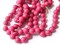 96 8mm Pink Round Vintage Plastic Beads 30 Inch Full Strand Ball Beads